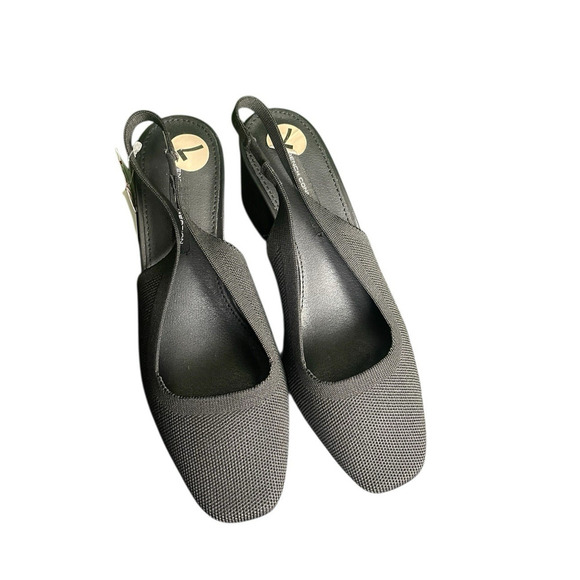 French Connection Shoes - French Connection Ghana Slingback Heels Women Size 7 Stretch Square Toe NWT